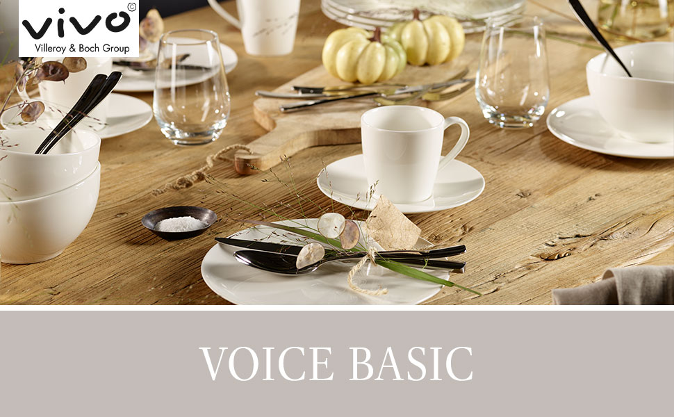 Набір столових приборів vivo by Villeroy & Boch Voice Basic, 30 предметів, нержавіюча сталь, для 6 осіб, можна мити в посудомийній машині