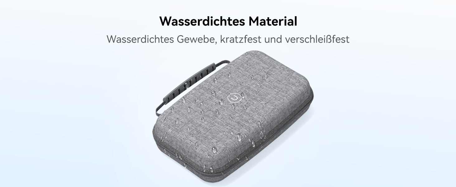 Водонепроникна електронна органайзер для кабелів, портативна двошарова кабельна сумка
