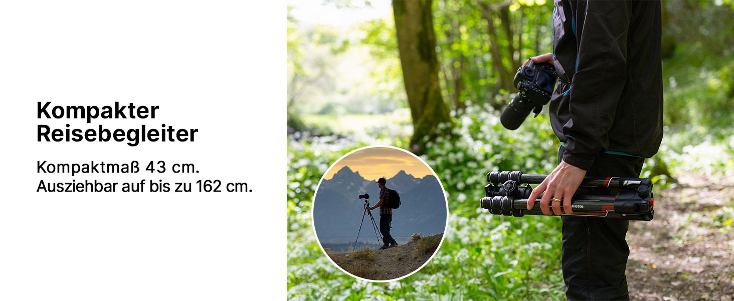 Штатив Manfrotto Befree GT XPRO з алюмінієвою головкою 496, Twist Lock, для DSLR та беззеркальних камер з довгими об'єктивами, макрозйомка