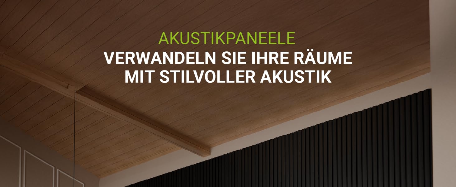 Акустичні панелі Juskys для стін, набір 4 шт (2,88 м²), 120x60 см, шумопоглинаючі декоративні панелі від луни та шуму, колір: чорний дуб