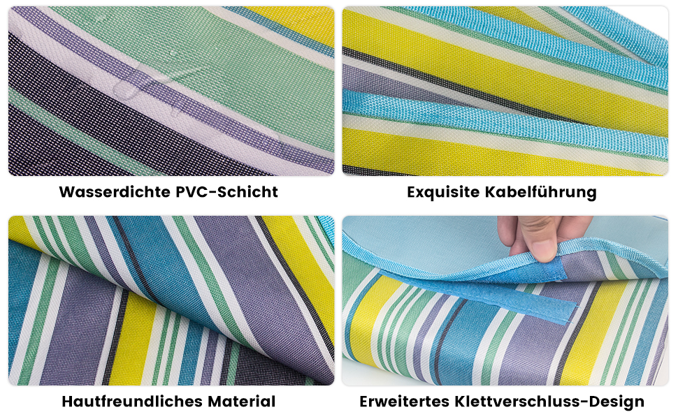 Плед для пікніка Muyans 200x300 см, XXL, водонепроникний, складний, з ручкою для саду, пляжу, кемпінгу