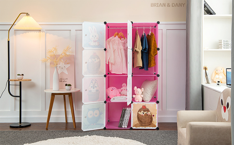 BRIAN & DANY Expandable Kids' Storage Unit