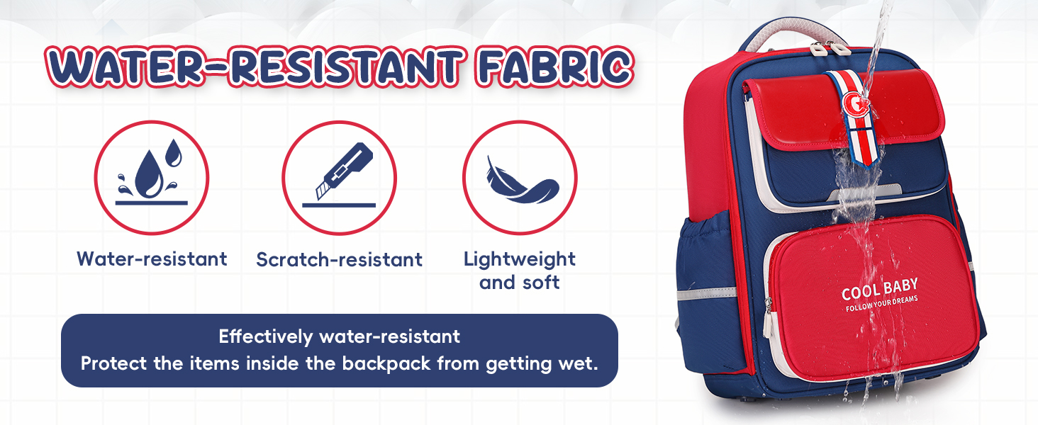 Дитячий рюкзак для школи (1-4 клас) з нагрудним ременем, для дітей 6-10 років, з відбиваючими елементами, фіолетовий