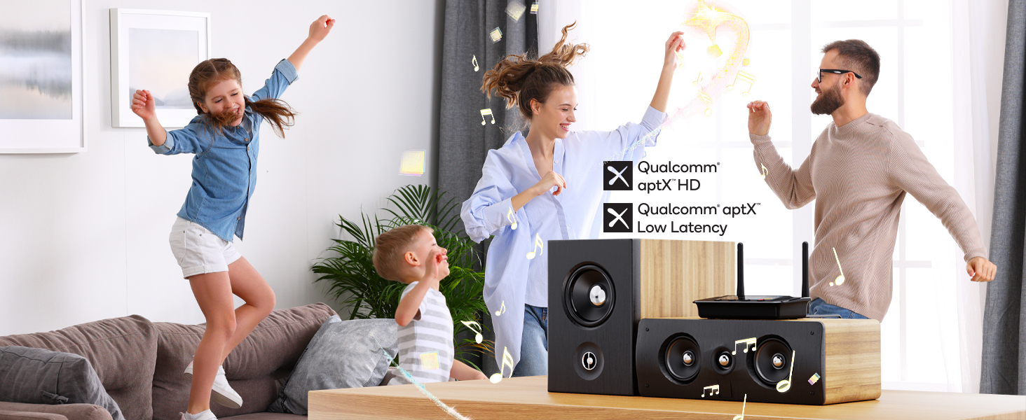 HiFi Bluetooth адаптер 1Mii B03Pro+ з підтримкою LDAC, передавач та приймач для телевізора та стереосистем