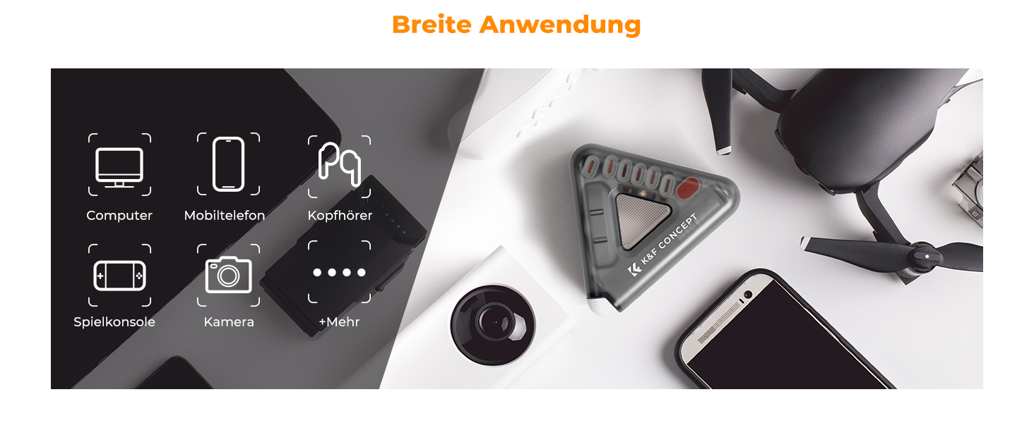 Набір для чищення електроніки K&F CONCEPT 25 в 1: AirPods, клавіатури, ноутбуки, навушники, телефони, камери