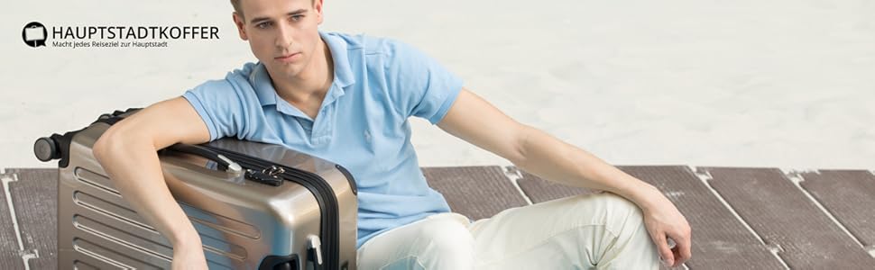 Чемодан Alex Hauptstadtkoffer - ручна поклажа, 55 x 38 x 23 см, 4 колеса, 42 літри, розширюваний, блакитний