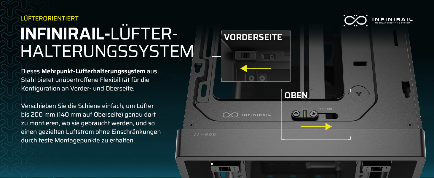 Корпус ПК CORSAIR 4000D RS ARGB Mid-Tower ATX з RGB підсвічуванням, чорний