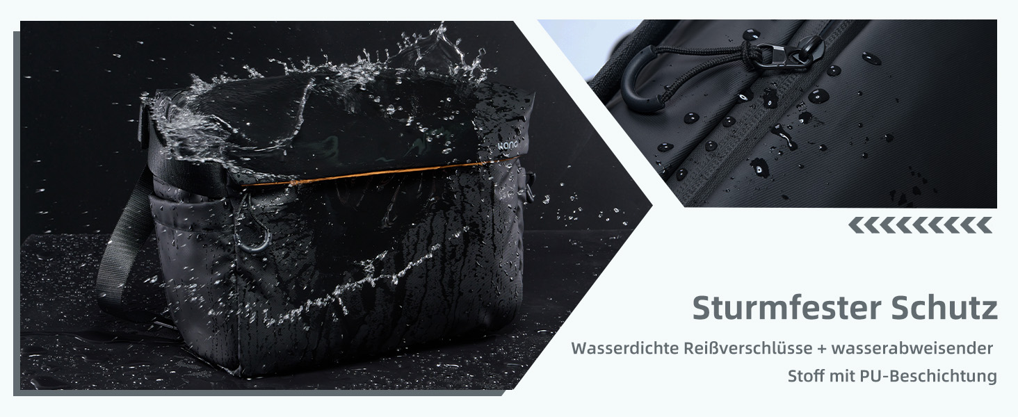 Чорна сумка-переноска для камери LLANO: DSLR/беззеркальні камери, 1 камера, 2 об'єктиви, аксесуари