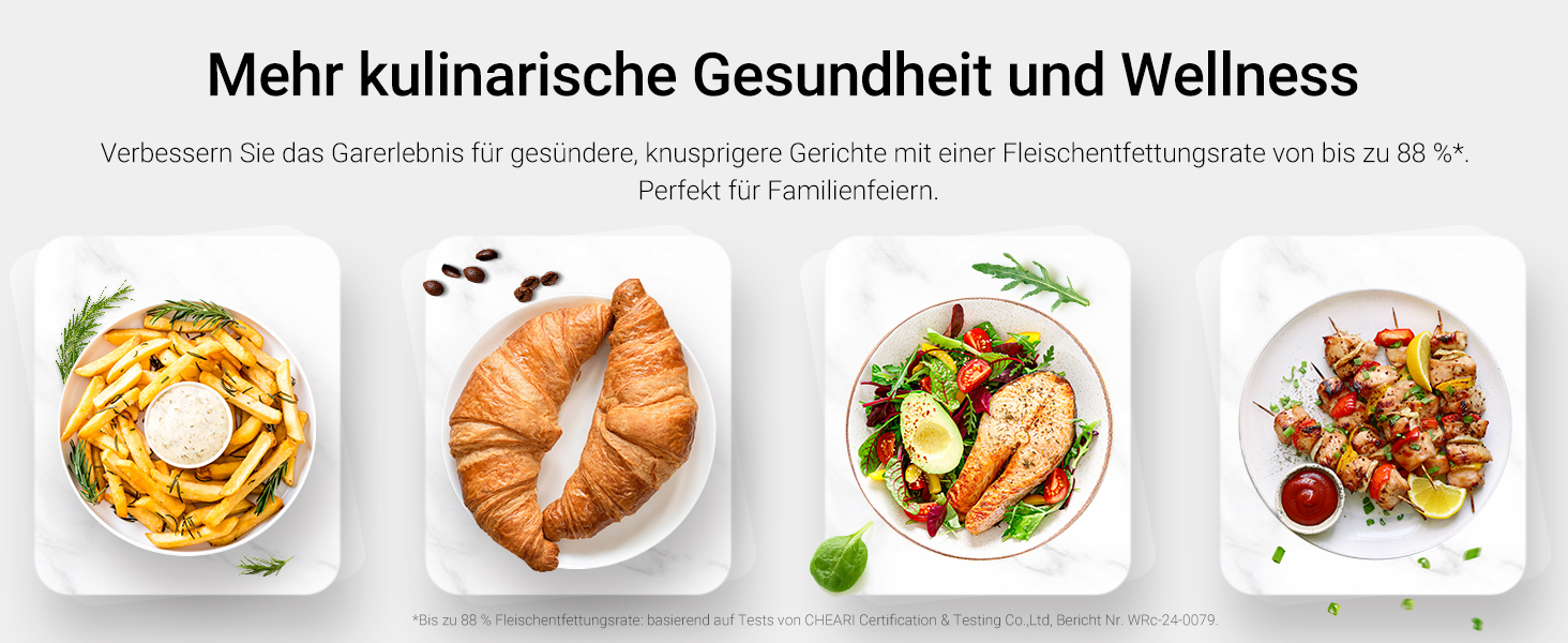 Фритюрниця аерофрі Mova AeroChef FD10 Pro, 6 літрів, з металевим корпусом