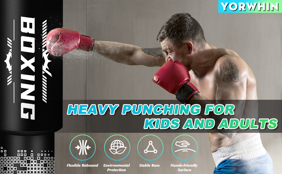 Надувний боксерський мішок для дорослих, стоячий боксерський мішок, самостійний мішок для кікбоксингу, обладнання для тренувань ММА, Муай Тай, фітнесу, стиль гантелі B