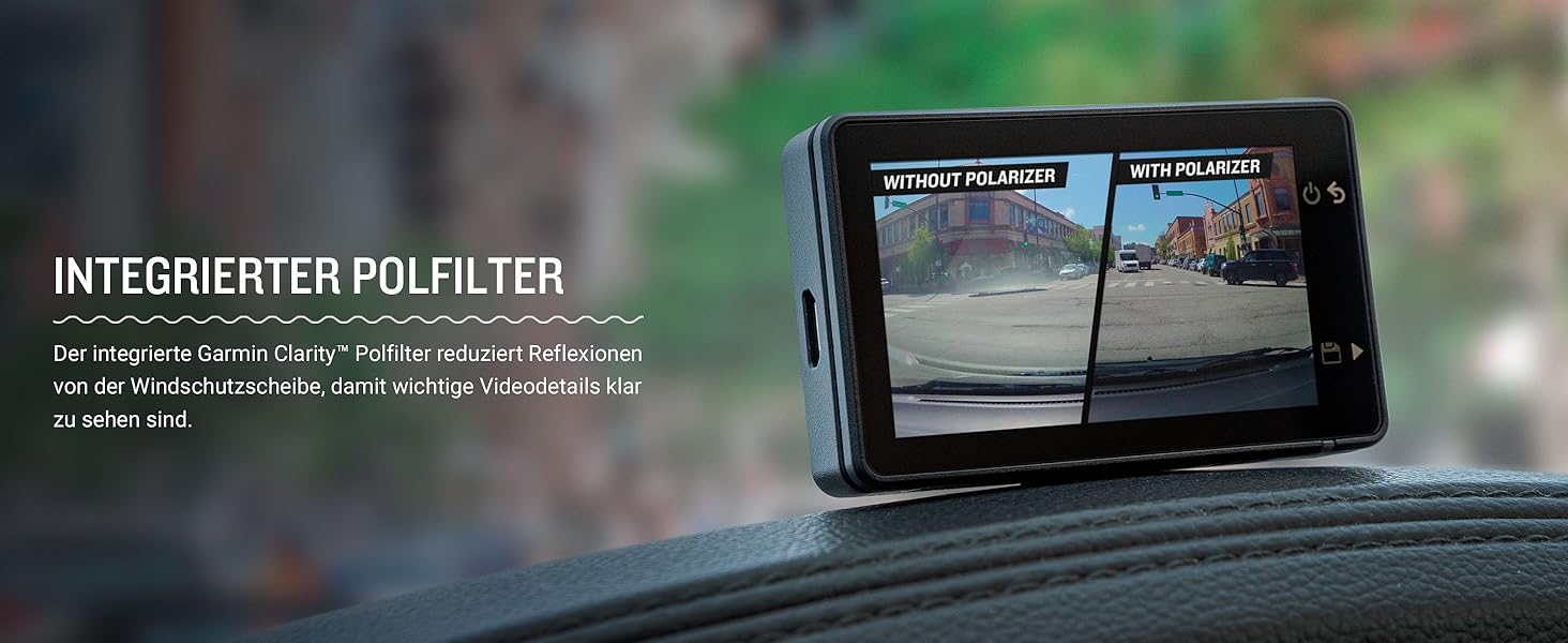 Відеореєстратор Garmin Dash Cam Mini 3 X210: 1080p HD, 140° кут огляду, фільтр Pol, автовиявлення ДТП