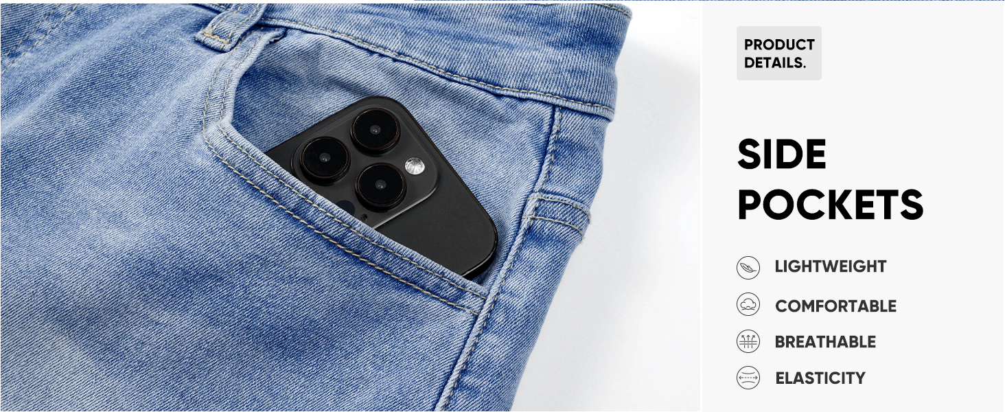 Чоловічі широкі джинси JMIERR Baggy Y2K Denim Streetwear Raw Loose Fit Hip Hop XXL темно-сині