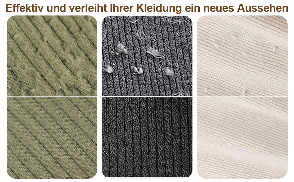Електричний видальник ворсу 2-в-1 з роликом, 6 лез, 3 швидкості, LED-дисплей, для різних тканин