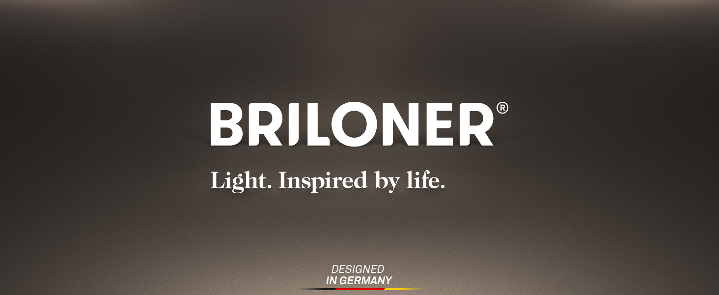 Світлодіодна настільна лампа Briloner бездротова з сенсорним керуванням, димування, регульована висота, бежева 36x10.5 см