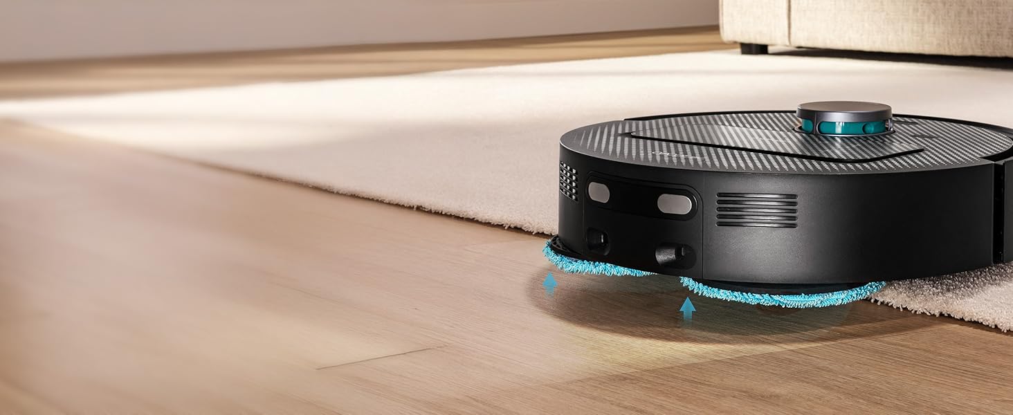 Робот-пилосос та робот-мийник Cecotec Conga X50 X-Treme з автопорожненням та керуванням через додаток. Лазерна навігація, інтелектуальне картографування, 15000Pa, 240хв автономії, знімне моп, база з 3 резервуарами