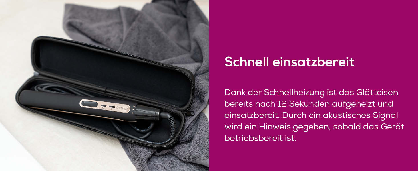 Фен Beurer HC 100 Excellence з цифровим мотором: швидка сушка, іонізація, дифузор, тиха робота