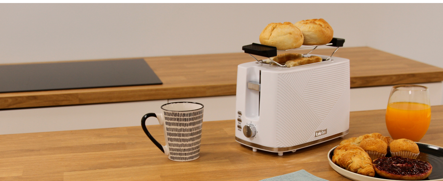 Набір Elegance Set: тостер з широкими слотами (2 шт.), електрочайник 1,7 л (бездротовий, 2200 Вт, BPA-free) + кавомашина з фільтром на 10 чашок (1,25 л), білий
