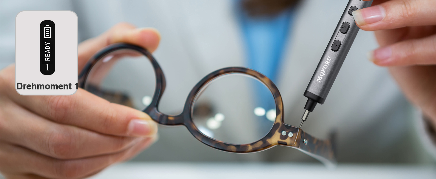 Набір мініатюрних електричних викруток MQFORU 78 в 1 з 72 бітами, 5 режимів крутного моменту, LED-підсвічуванням для ремонту телефонів, годинників, камер