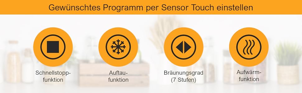 Тостер ProfiCook PC-TA 1250 Inox з сенсорним дисплеєм: 2 слоти, нержавіюча сталь, 850 Вт, 7 рівнів підсмажування, підставка для тостів, висувна кришка для крихт, згортання кабелю