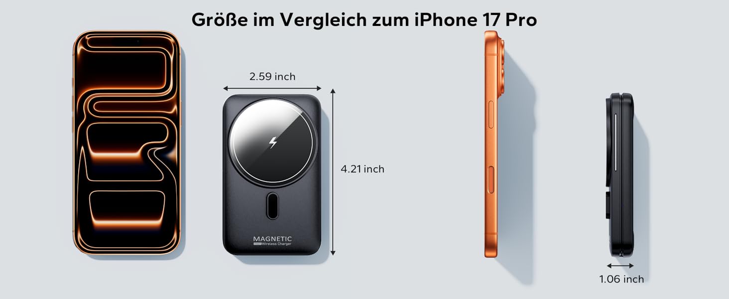 Magsafe зарядна станція 3-в-1 для Apple Watch та iPhone (чорна) – швидка зарядка, адаптер 20W