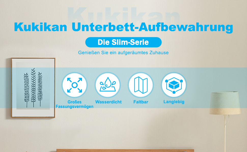 Коробки для зберігання під ліжко з кришкою, 12 см, 4 шт. Складані контейнери для одягу, ковдр та постільної білизни (Сірий)