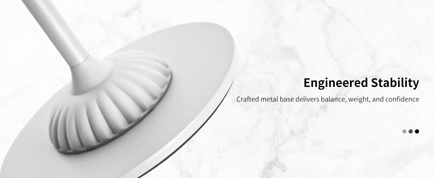 Світлодіодна настільна лампа бездротова LED для вулиці та дому, диммована, з акумулятором 5200mAh, водонепроникна IP54, чорна (D-біла)