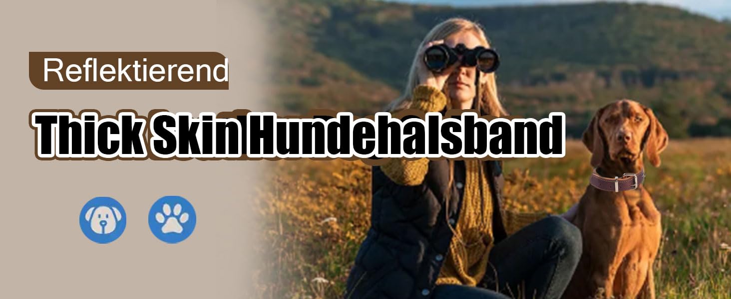 Нашийник для собак з натуральної шкіри, регульований, з м'якою підкладкою, для середніх, великих та екстра-великих порід (колір: коричневий, розмір: M)