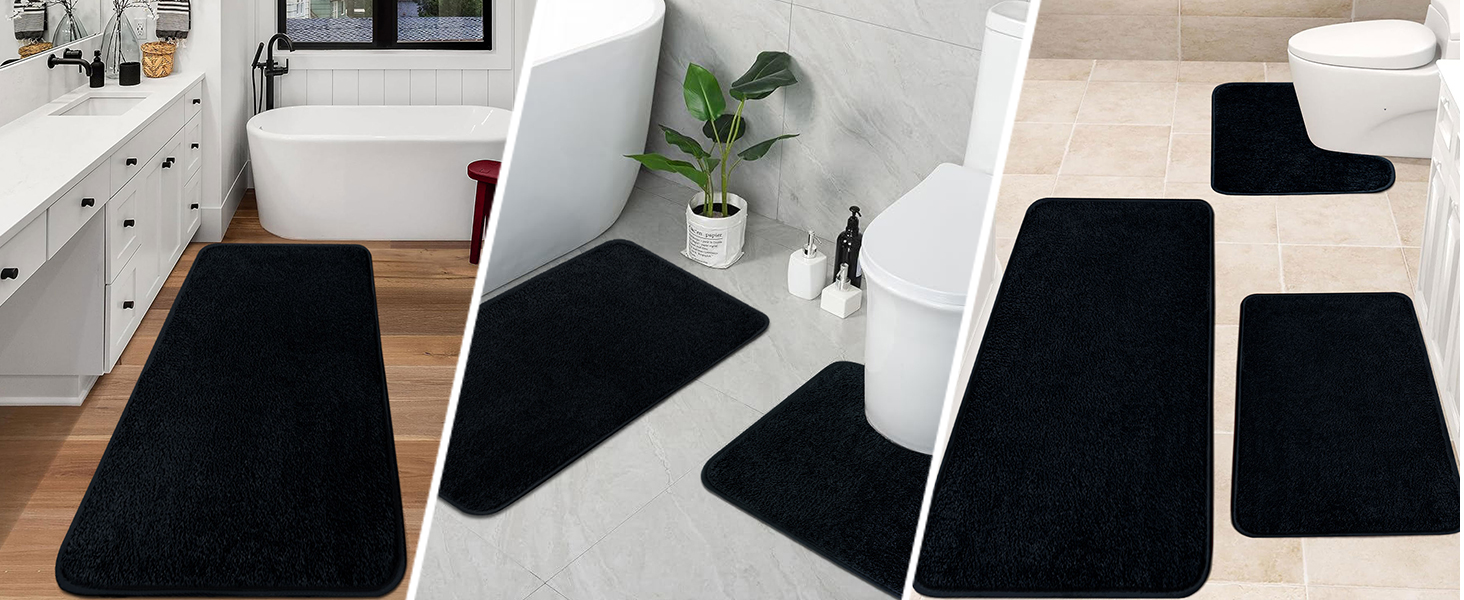 Килимок з мікрофібри 120x170 см - миючий короткий ворс для вітальні та спальні, м'який пухнастий з сучасним однотонним дизайном, антрацит-сірий 120 x 170 см