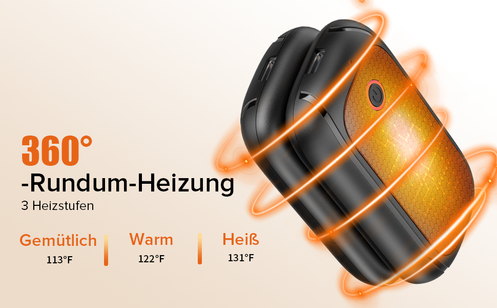 Електричні грілки для рук 2 шт. - акумуляторні, з магнітною застібкою, до 12 годин роботи, чорні - подарунок для жінок та чоловіків