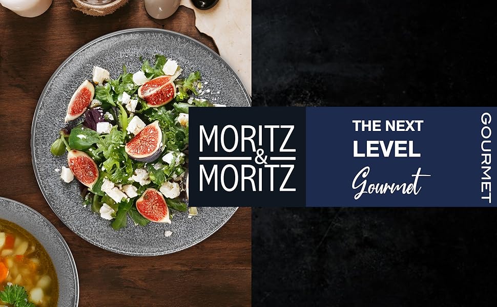 Набір посуду Moritz & Moritz VIDA на 12 осіб (36 предметів) - сучасний фарфоровий сервіс. Мікрохвильовий, посудомийна машина, стійкий до подряпин