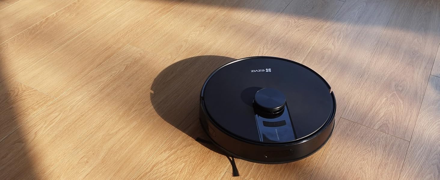 EZVIZ RE4C Plus: Робот-пилосос 3-в-1 з автоматичним очищенням, WiFi, LiDAR, 4000 Pa, керування через APP/Alexa/Google