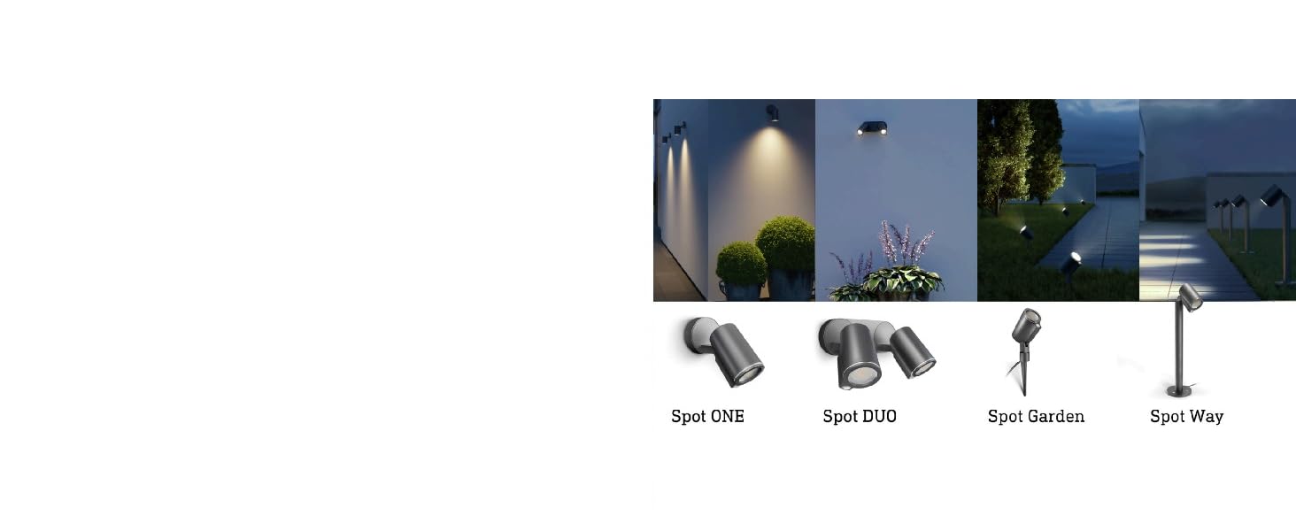 Смарт LED прожектор Steinel Spot DUO SC Connect для вулиці з датчиком руху, димований, керування через додаток, 7 Вт, 3000K, антрацит