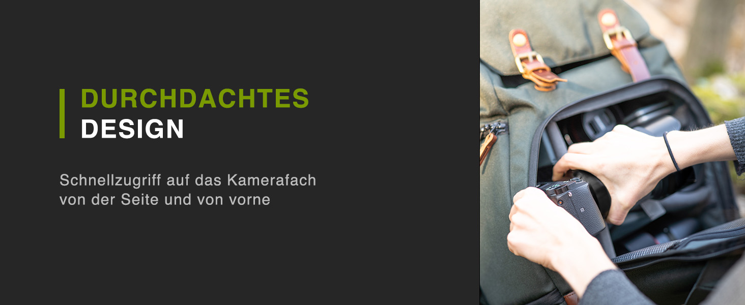 Рюкзак для фотоапарата Mantona Luis Green