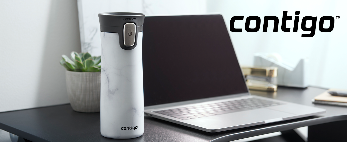Термокружка Contigo Pinnacle Autoseal, 300 мл, нержавіюча сталь, ізольована, не протікає, з кришкою Easy-Clean, BPA-free