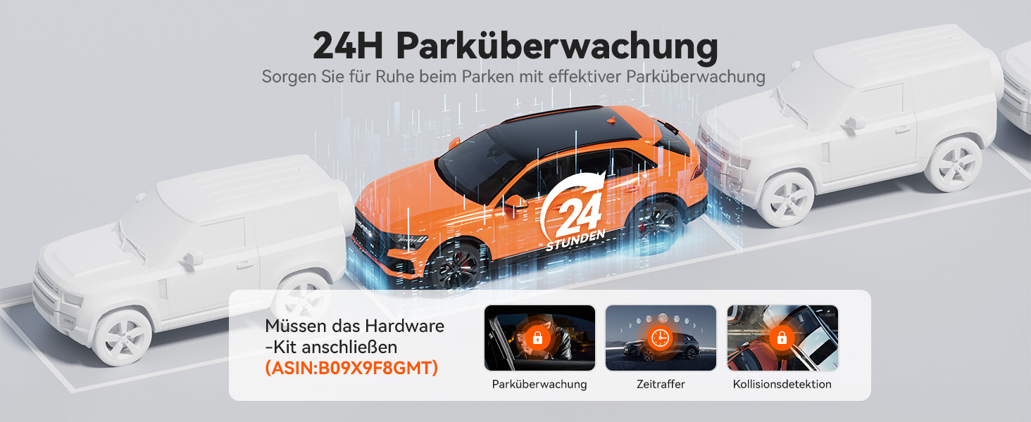 WOLFBOX G850 PRO: Дзеркало-відеореєстратор 4K з ADAS, BSD, WiFi, GPS, G-сенсором та камерою заднього виду