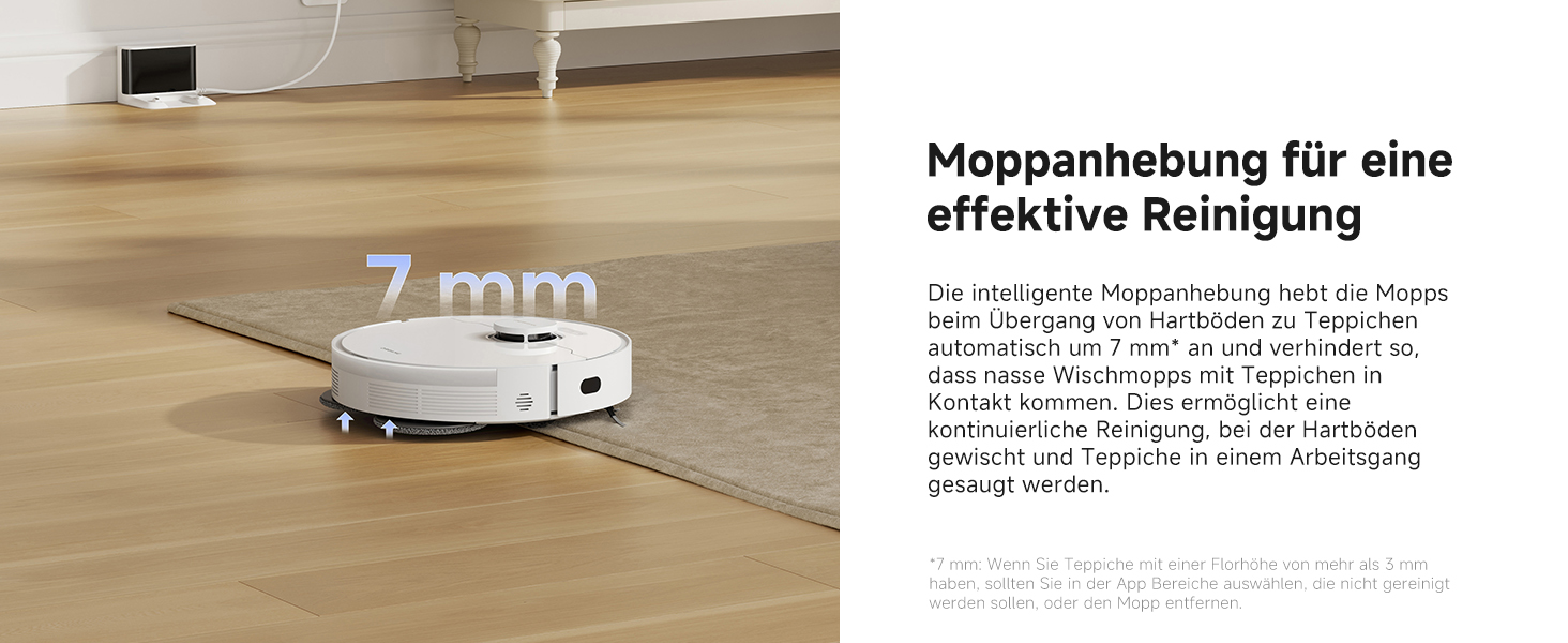 Робот-пилосос Dreame L10s Pro Gen3: потужність 13000 Pa, DuoBrush для шерсті тварин, суха та волога прибирання, LDS-навігація, 5200 mAh