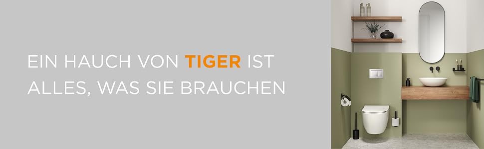 Тримач для туалетного паперу Tiger Colar, матова нержавіюча сталь, без свердління (на клейкій основі), 13.3 x 14.6 x 3.5 см