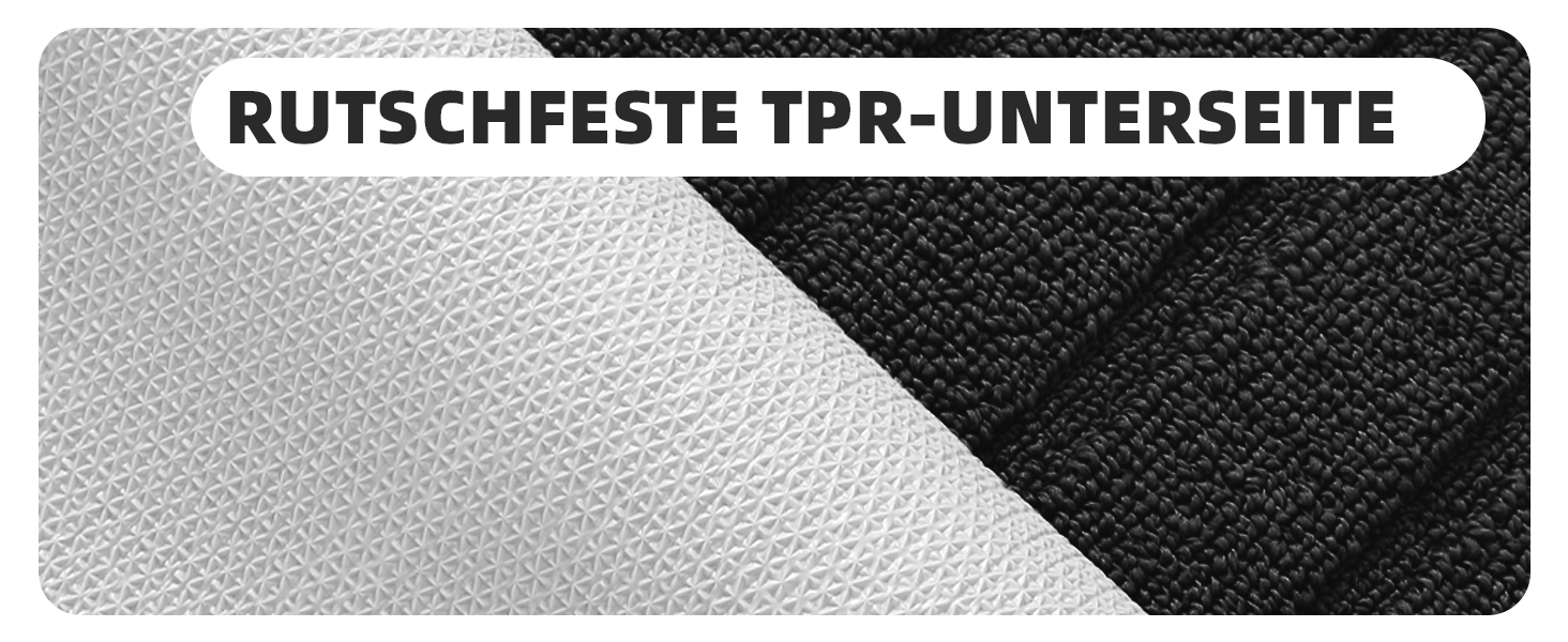 Килимок для дому COLOR&GEOMETRY 44x76 см – чорний, машинного прання, протиковзкий, вбираючий, мінімалістичний дизайн для входу, порогу та коридору