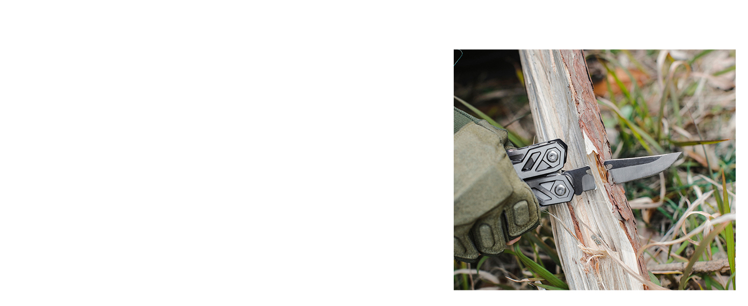 Mossy Oak 21-in-1 Multi-Tool - Stainless Steel Pocket Knife & Multi-Function Tool for Camping, Hiking & Repair - Includes Pouch
