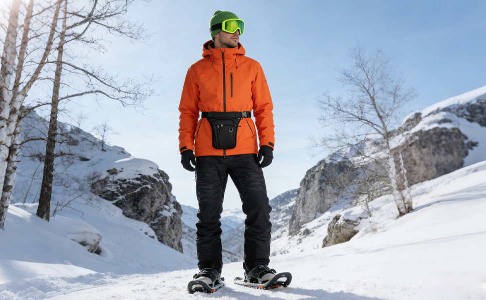 Водонепроникна нагрудна/стегнова сумка на ногу для мотоциклістів, чоловіків та жінок. Багато кишень, для кемпінгу, піших прогулянок, велоспорту та бігу.