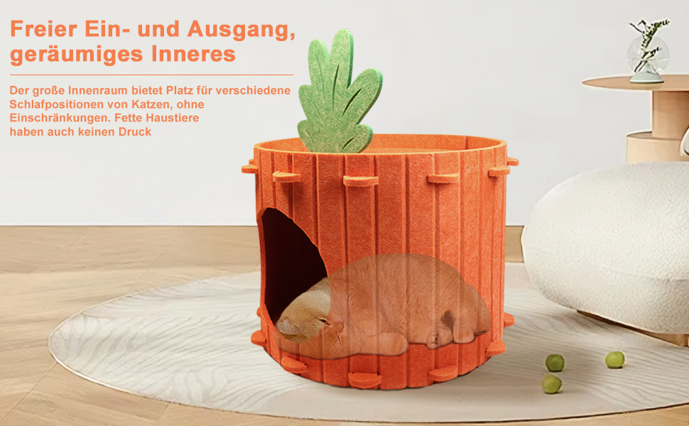 Двоповерхова котяча кімната-будинок з когтеточкою, платформа та іграшкою, 60x40x40 см