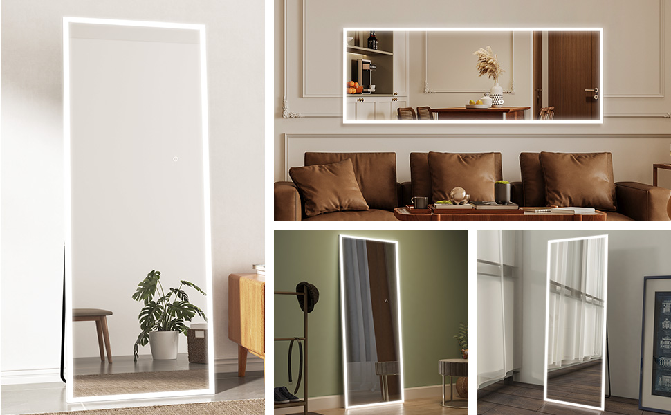 CASSILANDO Full-Length LED Mirror