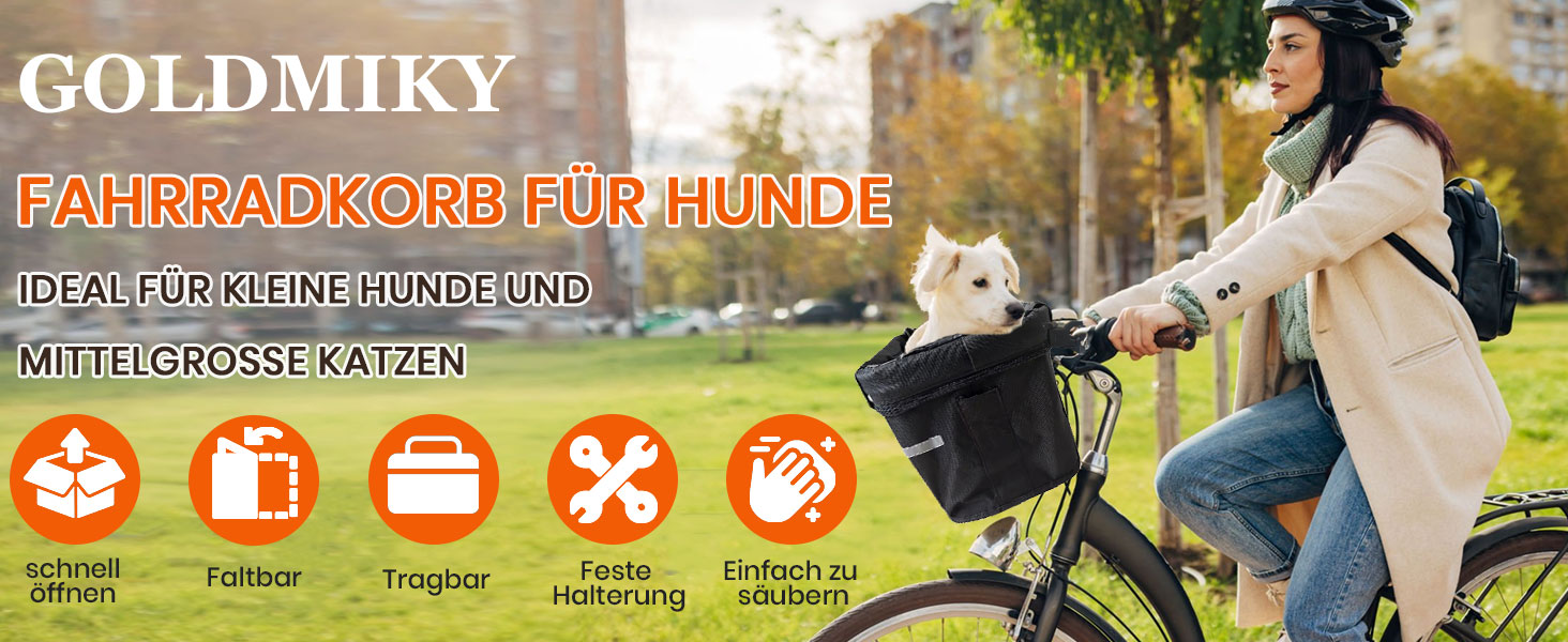 Складаний водонепроникний кошик на кермо велосипеда, знімний, з алюмінієвого сплаву, для собак, котів, невеликих тварин, для пікніка, покупок (Чорний)