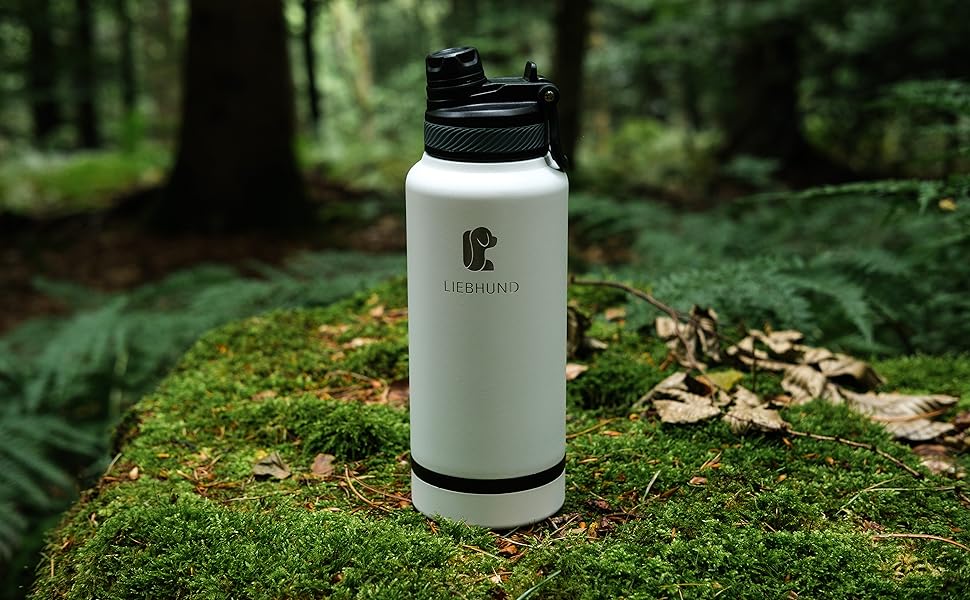 Термопляшка ThermoBott 700мл з нержавіючої сталі з мискою для собак