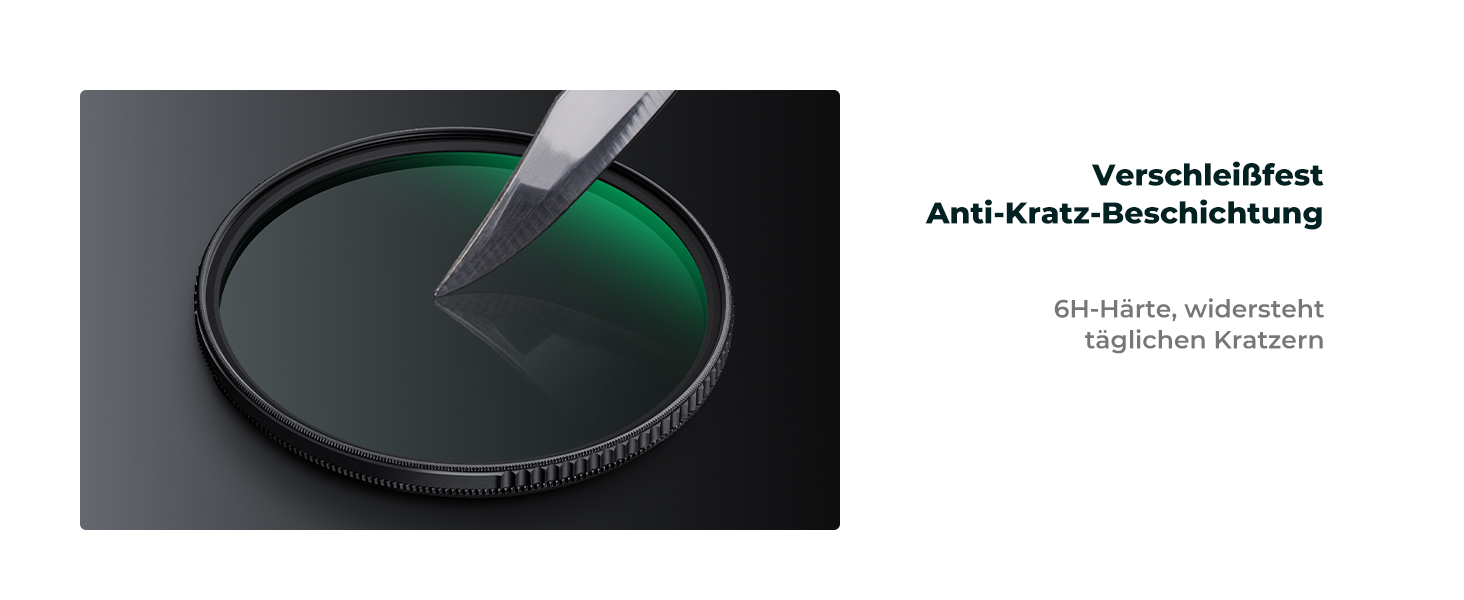 Поляризаційний фільтр K&F Concept 62mm CPL HD з оптичного скла та багатошаровим покриттям Nano-Xcel (з кришкою для об'єктива)