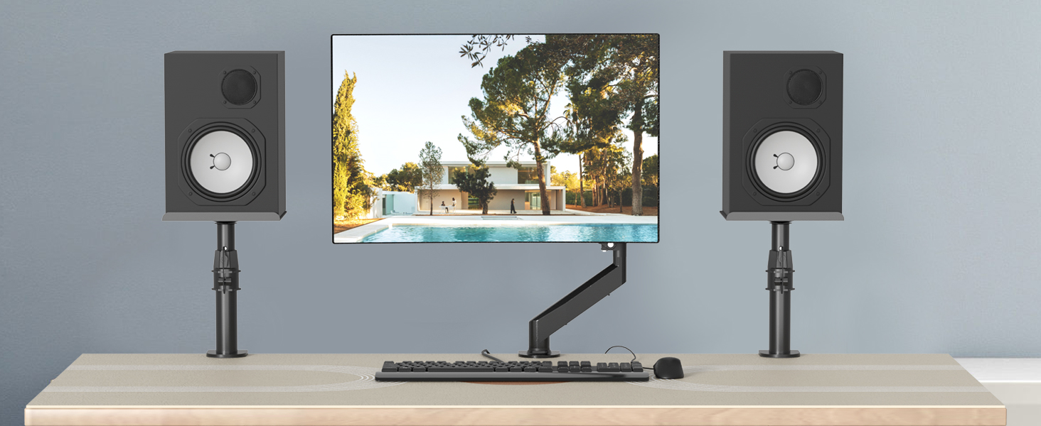 Кріплення для саундбара Suptek - 2 шт., чорний, SDM001B (до 15 кг)