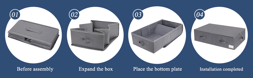 Комод-органайзер для постільної білизни Lannvan (2 шт.), 70x41x18 см, бежевий/сірий