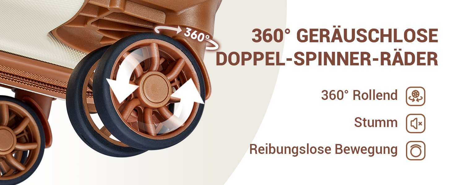 Чемодан Joyway ABS з жорсткою обшивкою, ручний багаж 56 см з TSA замком, відсіком для напоїв та стійким до тиску каркасом, білий