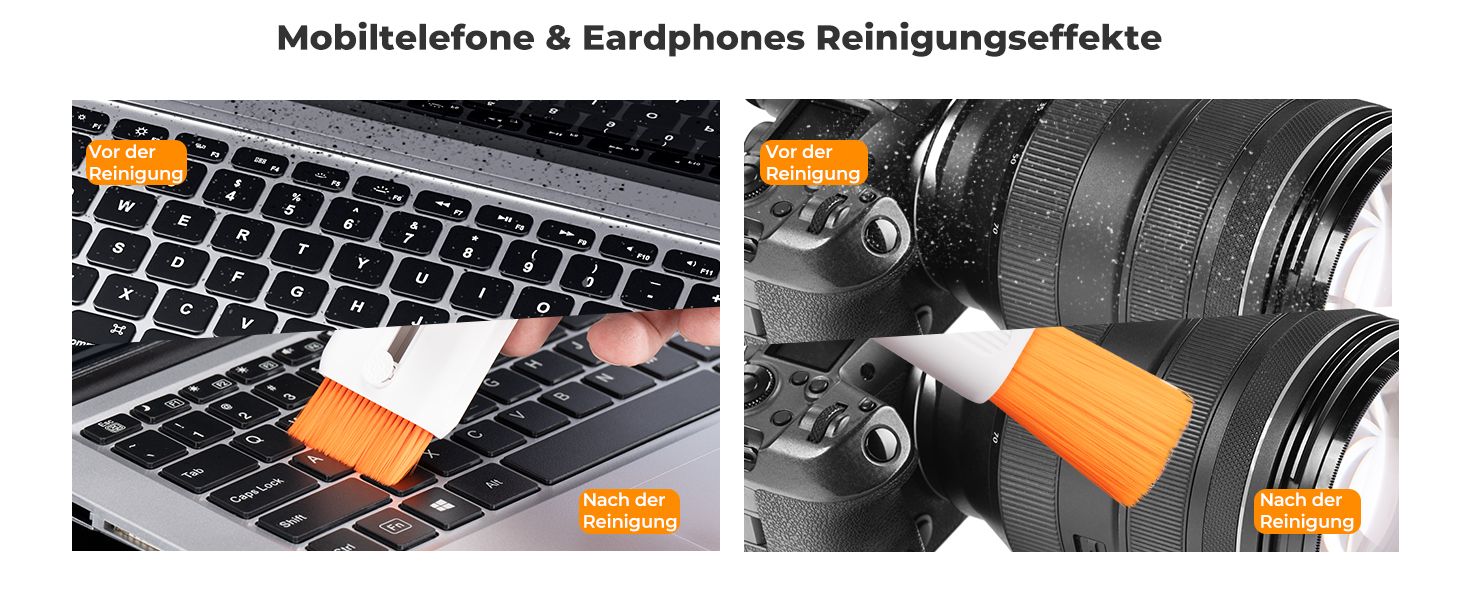 Набір для чищення електроніки K&F CONCEPT 25 в 1: AirPods, клавіатури, ноутбуки, навушники, телефони, камери