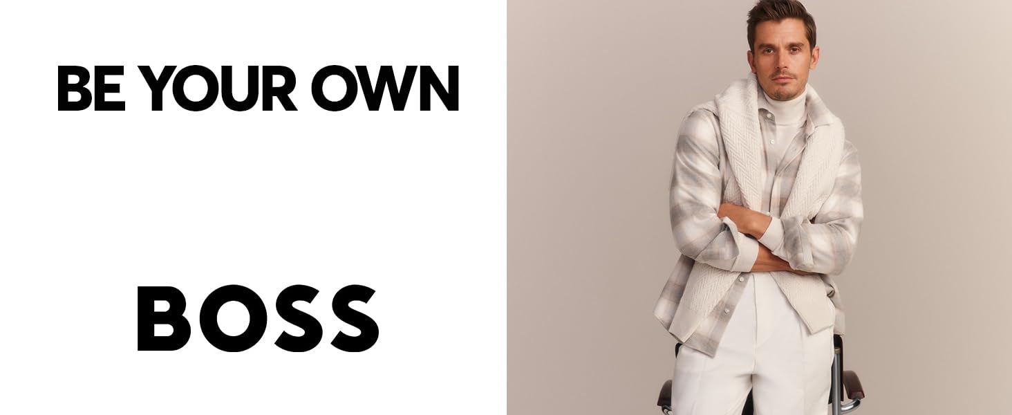 Чоловічий шкіряний ремінь BOSS Elio з логотипом, чорний